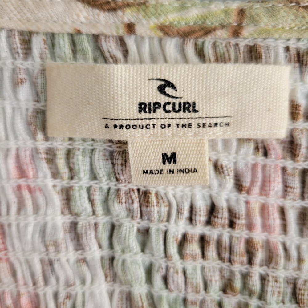 *NWT* Rip Curl La Quinta Floral Smocked Maxi Dress Size M - Picture 8 of 16